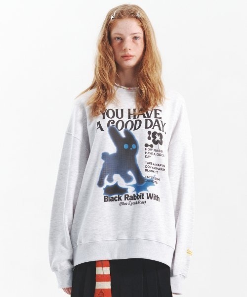 「A‘gem 9」 「MAIN BOOTH」スウェットカットソー L グレー レディース_画像8