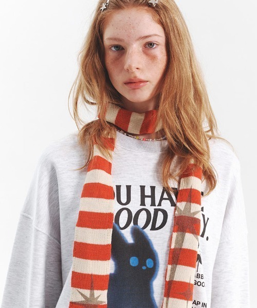 「A‘gem 9」 「MAIN BOOTH」スウェットカットソー L グレー レディース_画像9