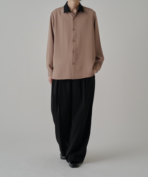 Lui's（ルイス） シャツ ソフトタッチクレリックシャツ メンズ