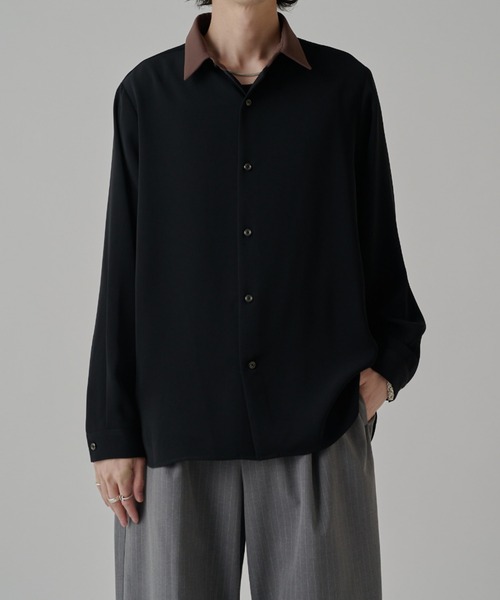 Lui's（ルイス） シャツ ソフトタッチクレリックシャツ メンズ