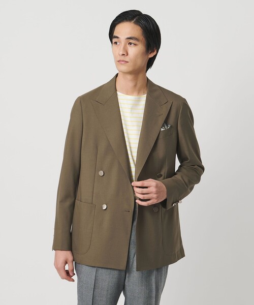 ＜MARW UNITED ARROWS＞オーバー ダブル ジャケット ブラウン MARW UNITED ARROWS（マルゥ ユナイテッドアローズ）の「＜MARW UNITED