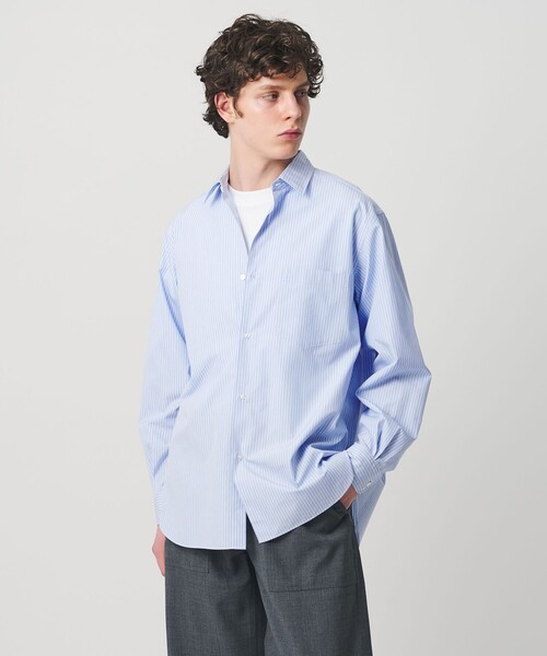 カリビアーナミルズ ポプリン レギュラーカラーシャツ UNITED ARROWS（ユナイテッドアローズ） シャツ カリビアーナミルズ