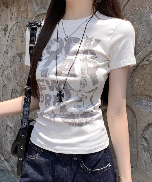 lilful tシャツ 「26年春夏新作」「新色ブラック追加！」Y2K