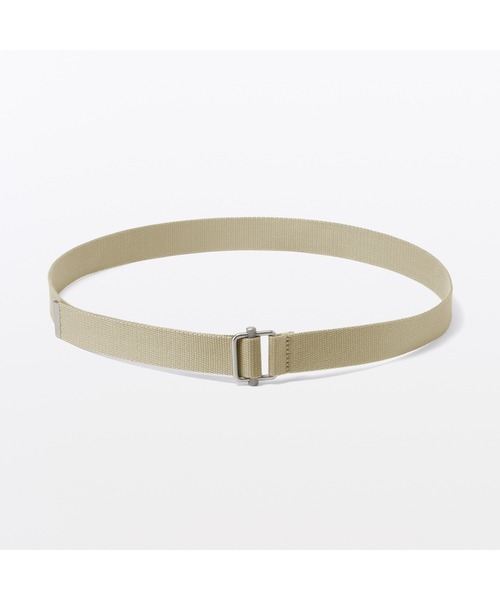 無印良品（MUJI） ベルト 再生ポリエステル混 アジャスター テープ