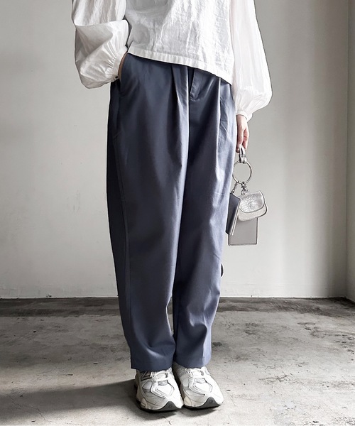 「COMMON WARE」 スラックス L グリーン レディース_画像2