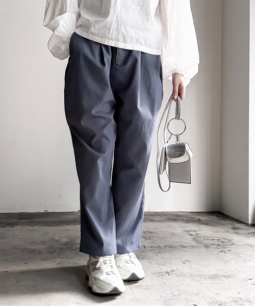 「COMMON WARE」 スラックス L グリーン レディース_画像4