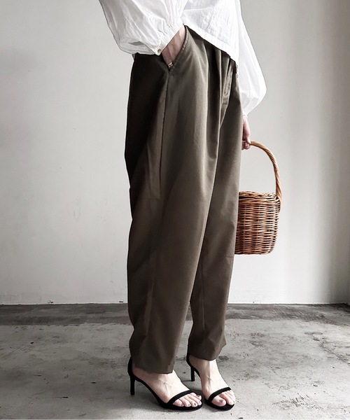 「COMMON WARE」 スラックス L グリーン レディース_画像8