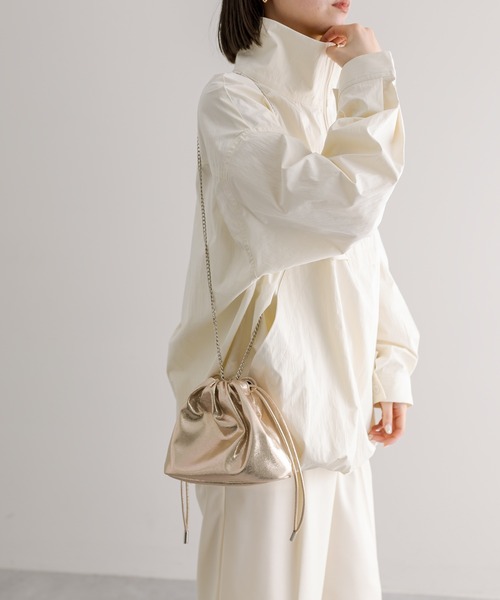 「mystic」 2WAYバッグ ONE SIZE シルバー レディース_画像5