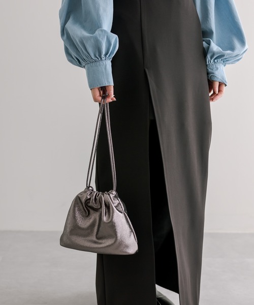 「mystic」 2WAYバッグ ONE SIZE シルバー レディース_画像7