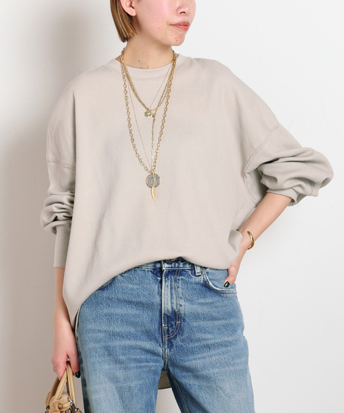 ☆AMERICANAアメリカーナ☆THERMALプルオーバー♪試着のみ超美品 Deuxieme Classe（ドゥーズィエムクラス）の「*AMERICANA THERMAL プル