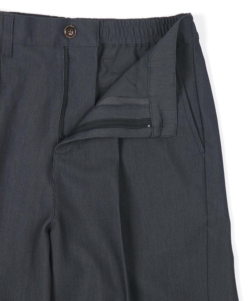 LANVIN en Bleu スラックス コードレーン ワイドパンツ メンズ
