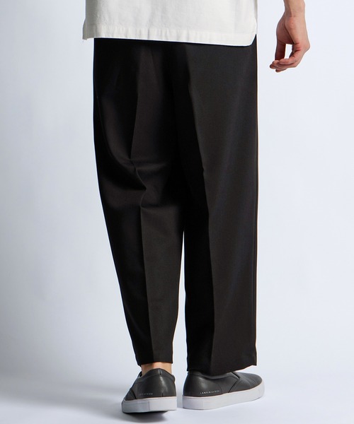 LANVIN en Bleu スラックス コードレーン ワイドパンツ メンズ LANVIN en Bleu スラックス コードレーン ワイドパンツ メンズ