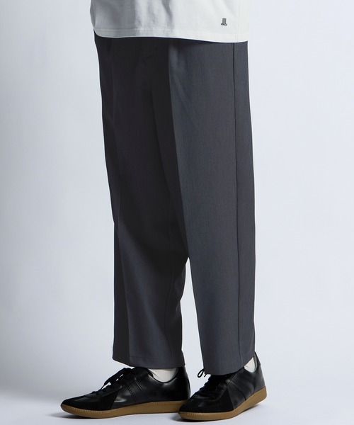 LANVIN スラックス LANVIN en Bleu ワイドパンツ スラックス コードレーン メンズ