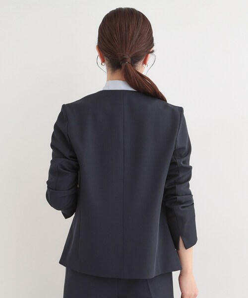 GIRL ノーカラージャケット パンツセット XL 2L 3L グレー ベージュ 000000003080-08.jpg?size=l&w=