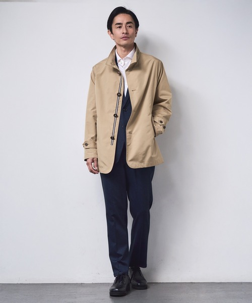 JUN STANDARD PICKS トレンチコート コート 撥水パラシュートボタン
