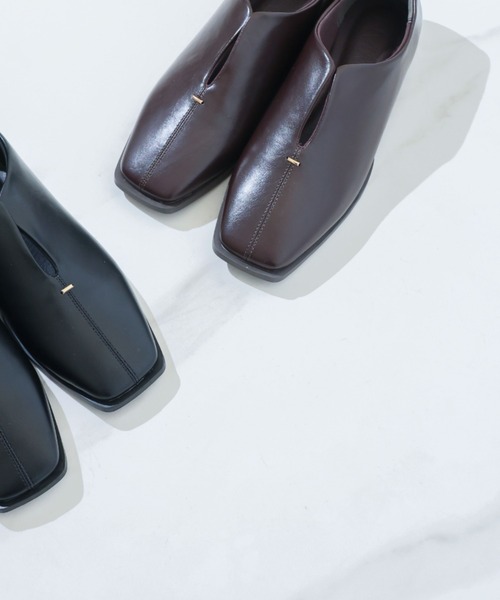 「VIVIAN」 フラットパンプス L ダークブラウン レディース_画像2