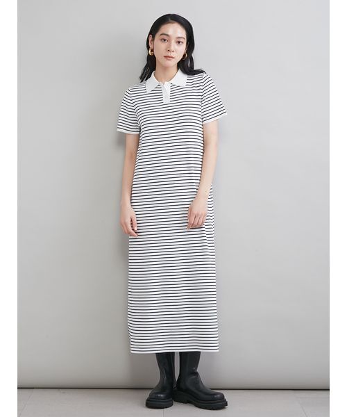 ワンピース ストレートポロワンピース_3