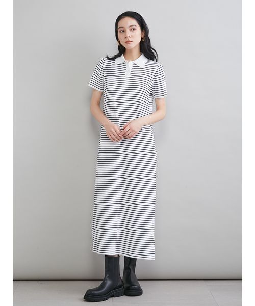 ワンピース ストレートポロワンピース_8