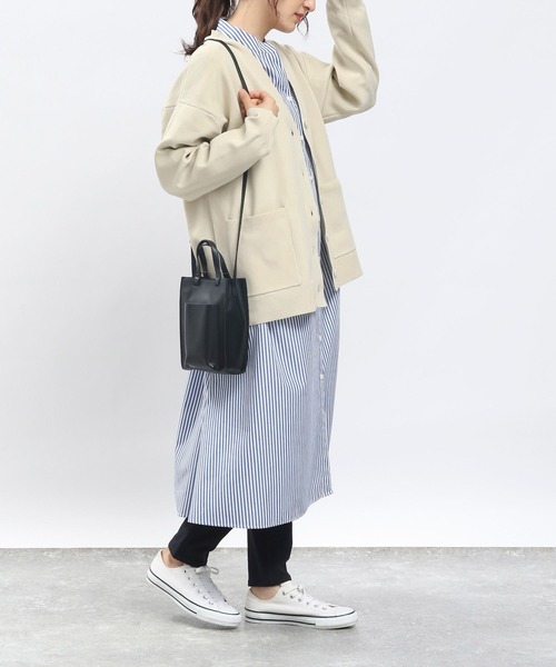 「GLOBAL WORK Smile Seed Store」 ニットカーディガン SMALL アイボリー レディース_画像3