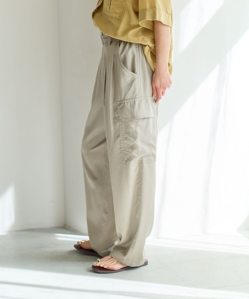 H BEAUTY&YOUTH UNITED ARROWS カーゴパンツ オリーブ H BEAUTY&YOUTH UNITED ARROWS カーゴパンツ S オリーブ レディース