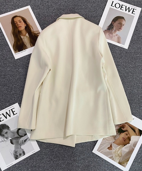 「BLANC FICELLE」 テーラードジャケット M ブラック レディース_画像3