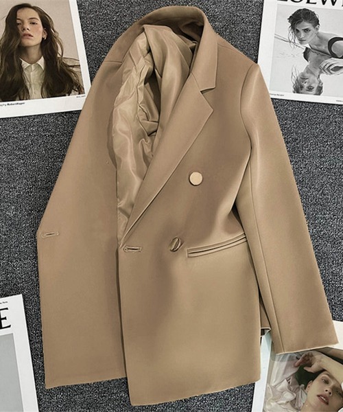 「BLANC FICELLE」 テーラードジャケット M ブラック レディース_画像7