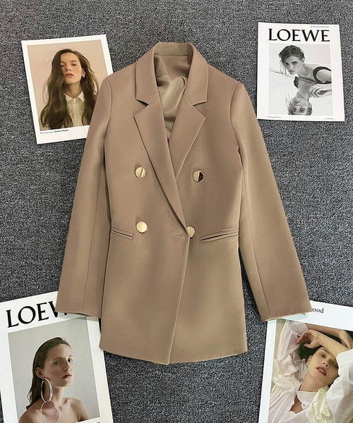 「BLANC FICELLE」 テーラードジャケット M ブラック レディース_画像8