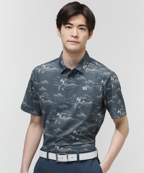 ポロシャツ 半袖 トラヴィスマシュー TravisMathew メッシュ素材半袖総