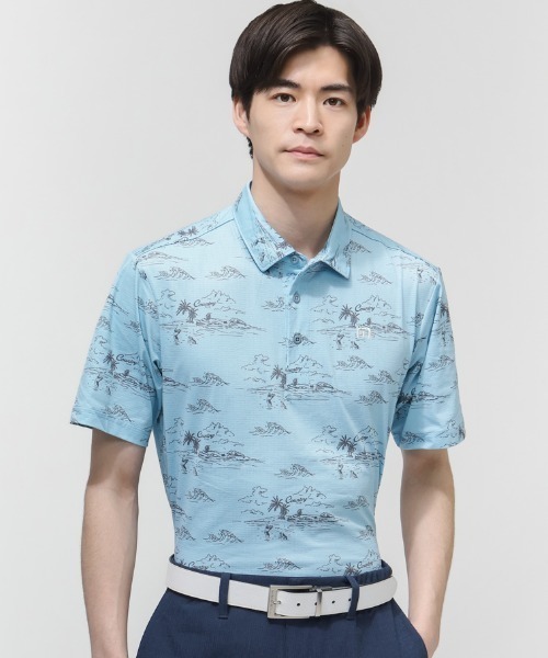 ポロシャツ 半袖 トラヴィスマシュー TravisMathew メッシュ素材半袖総