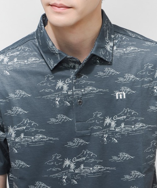 ポロシャツ 半袖 トラヴィスマシュー TravisMathew メッシュ素材半袖総