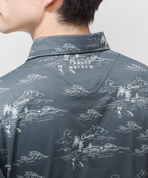 ポロシャツ 半袖 トラヴィスマシュー TravisMathew メッシュ素材半袖総
