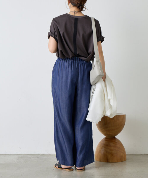 「Jena espace merveilleux」 イージーパンツ FREE ブルー レディース_画像5