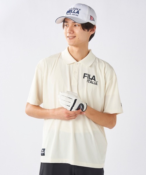 FILA GOLF シャツ 「FILA GOLF:フィラゴルフ」冷感素材半袖シャツ