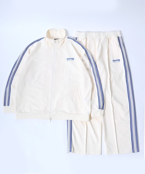 「THRASHER」 ジャージブルゾン M グリーン メンズ_画像2
