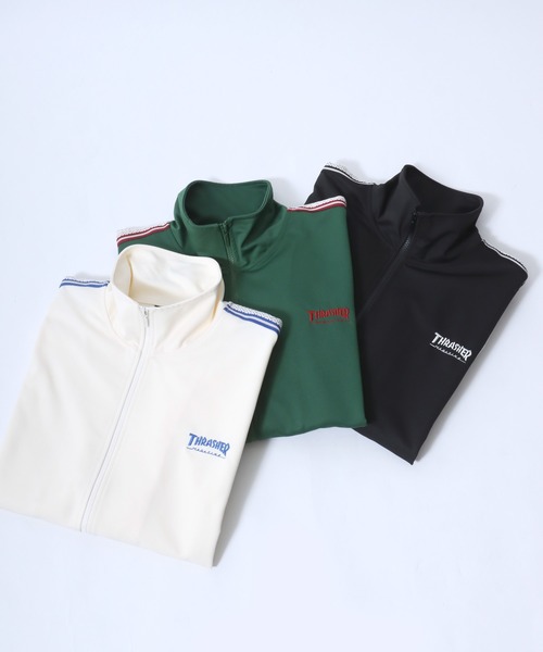 THRASHER（スラッシャー） ジャージブルゾン M グリーン メンズ