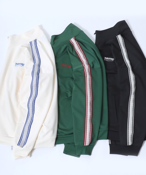 THRASHER（スラッシャー） ジャージブルゾン M グリーン メンズ
