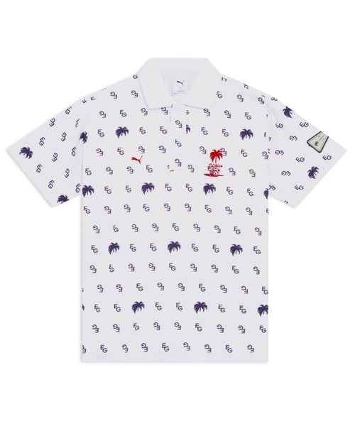 プーマ PUMA x EDIFICE レギュラーフィット 半袖 ポロシャツ PUMA（プーマ） ポロシャツ メンズ ゴルフ PUMA x EDIFICE レギュラー