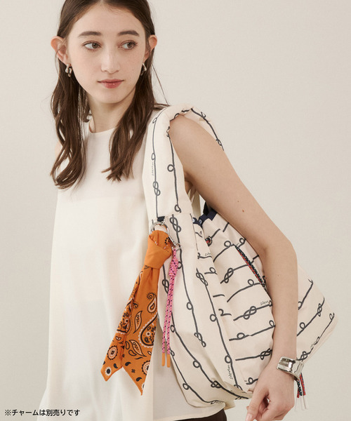 トートバッグ DBL DRAWST MARCHE BAG アイボリーセイル レディースの画像