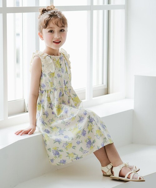 ジャカディ　90cm ワンピース3点セット jacadi（ジャカディ） ワンピース ストライプワンピース キッズ 子供服