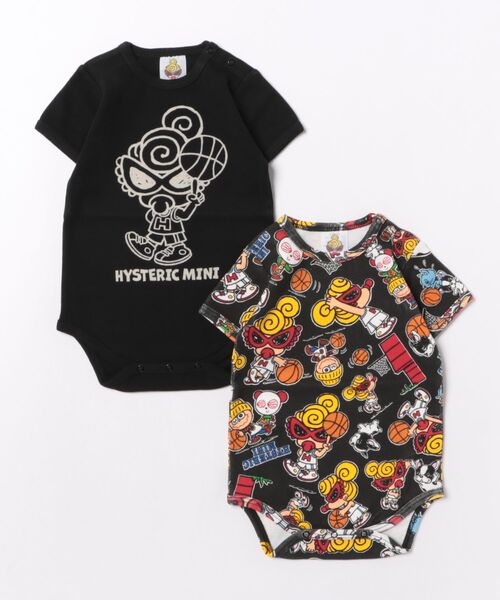 HYSTERIC MINI（ヒステリックミニ） ベビー HYSTERIC MINI HOOPS 半袖