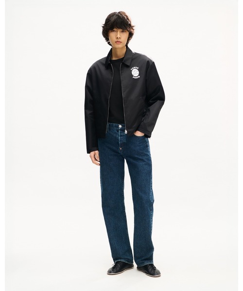ブルゾン アウター 'KENZO Paris Emblem' ジップ コーチ ジャケット イン コーテッド ナイロン メンズの画像