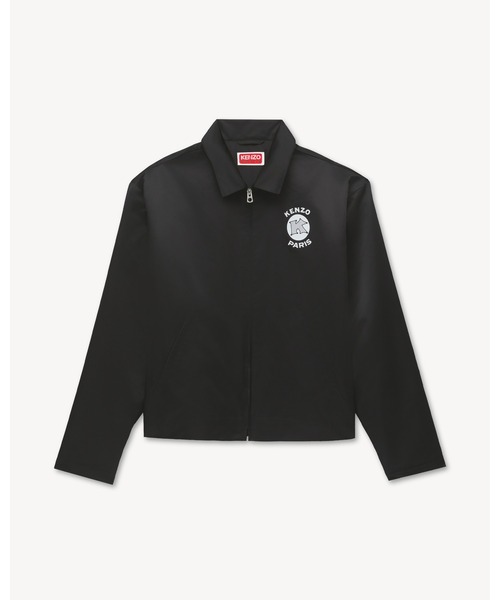 ブルゾン アウター 'KENZO Paris Emblem' ジップ コーチ ジャケット イン コーテッド ナイロン メンズの画像