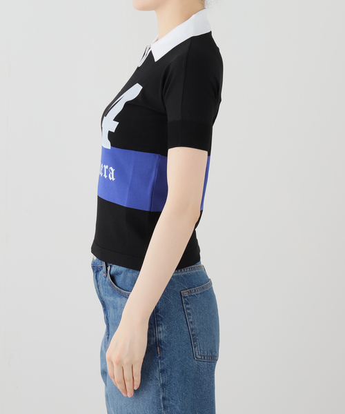 ポロシャツ ポロ VAQUERA / バケラ WOMEN STRIPED TOPS レディースの画像