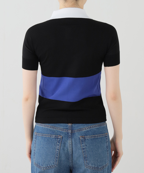 ポロシャツ ポロ VAQUERA / バケラ WOMEN STRIPED TOPS レディースの画像