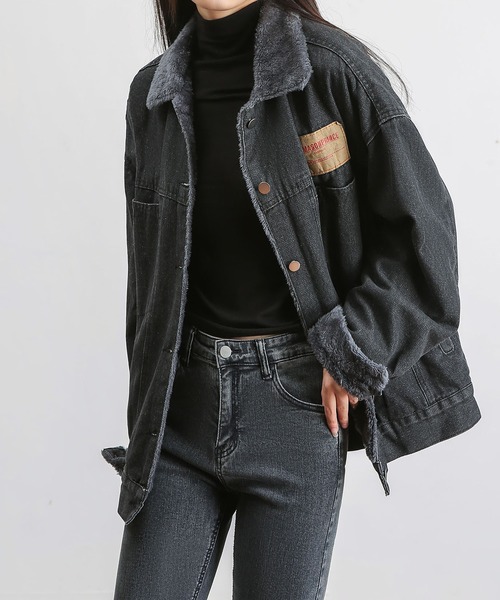 「MAISON DE THERESE」 デニムジャケット X-LARGE ブルー レディース_画像6