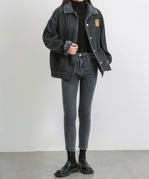 「MAISON DE THERESE」 デニムジャケット X-LARGE ブルー レディース_画像7
