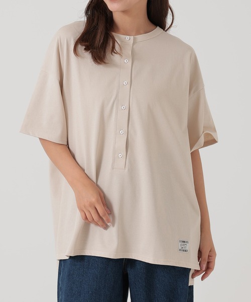 ハートマーケット（HEART MARKET） ヘンリーネック tシャツ 半袖
