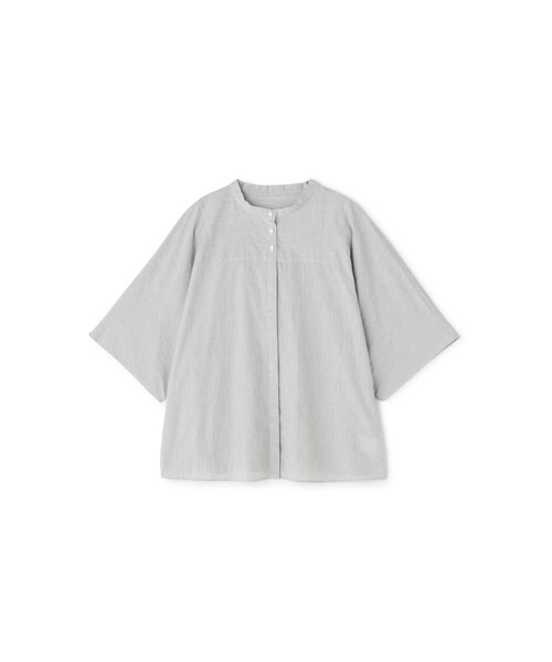 「human woman」 半袖ブラウス MEDIUM ブルー系その他3 レディース_画像2