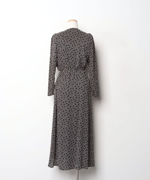 「U by SPICK&SPAN」 長袖ワンピース 36 ブラック レディース_画像2