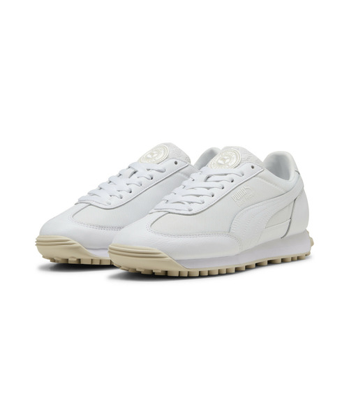 「PUMA」 ローカットスニーカー 25.5cm ホワイト×ホワイト レディース_画像2